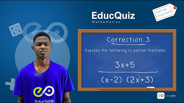 Mathematics - Solution Exercise 3: Partial Fractions