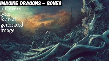 Imagine Dragons - Bones - But every lyric is an AI-generated image