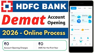 HDFC Bank Demat Account Opening 2026 || hdfc demat account || hdfc bank demat account kaise khole