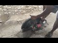 Concrete cutting work with 10th inche