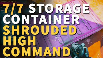 All Shrouded High Command Storage Containers Rage 2 & Ark Chest