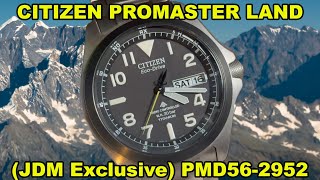 Citizen Promaster Land Titanium - PMD56-2952 - JDM - The BEST Japanese Solar Quartz Field Watch!