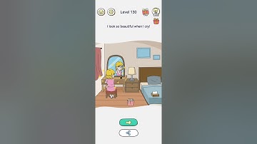 Brain Maze Level 130 How to make a beautiful woman stop crying?