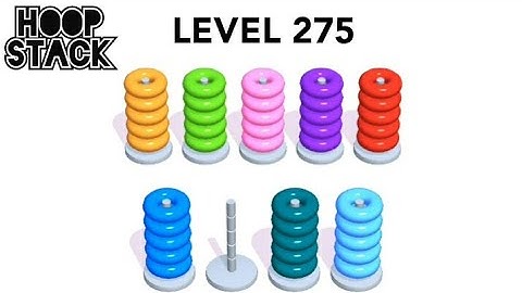 Hoop Stack Level 275 | Puzzle Game  | Complete Level