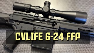 CVLIFE 6-24x50 FFP Scope Under 175.00