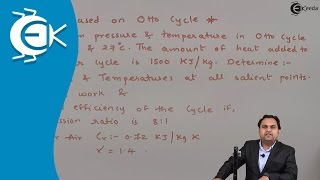 Problem No.10 Based on Otto Cycle - Gas Power Cycles - Thermodynamics
