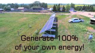 12.2kW Solar System - Alberta Farm