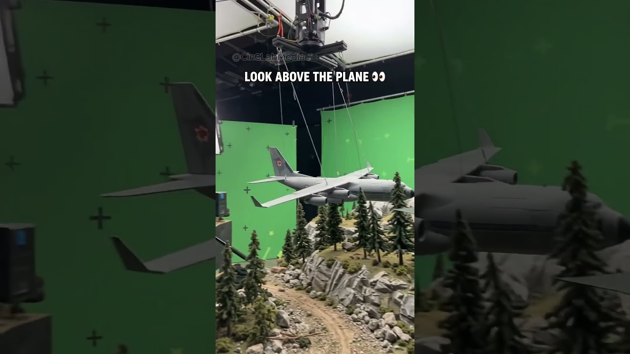 This entire plane crash happened on a miniature movie set. 🤯🎬 #BehindTheScenes #PracticalEffects