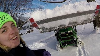 Edge Tamers: Destroy our Grass?  Clearing our backyard with our Front End Loader