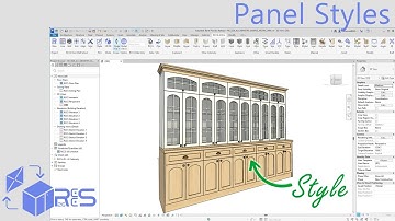 Revit Cabinetry | RCCS-26 Pro - New Features : Panel Styles