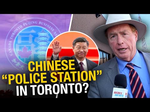 Why are Chinese police carrying out law enforcement on Canadian soil?