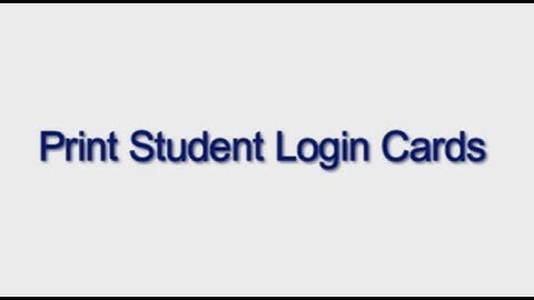Print student login cards in Symphony Math NEW Dashboard!