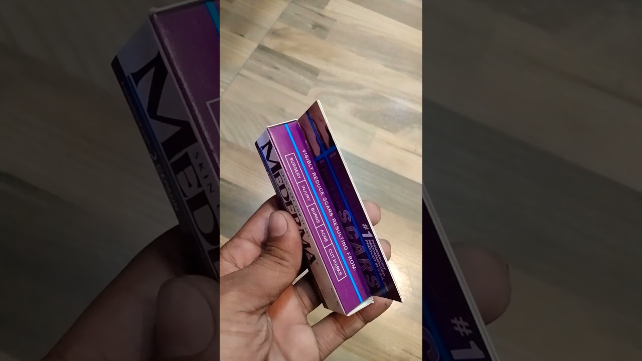 MEDERMA CREAM IT'S USED FOR SCARS REMOVE ANY RYPE EXP SURGERY, INJURY, BURN ANDCUT MARK REMOVE CREAM