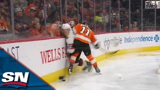 Thomas Chabot Leaves Game After Hit From Behind By Travis Konecny