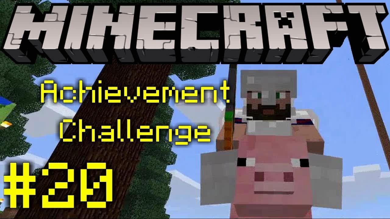 When Pigs Fly Minecraft Achievement Challenge 20 YouTube
