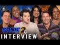 Sonic the hedgehog 2 interviews  jim carrey ben schwartz  more
