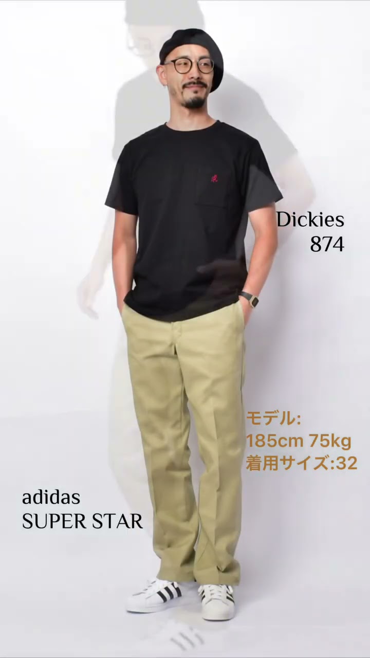 Dickies】874オリジナル コーデ men's ladies 【ディッキーズ】#shorts ...