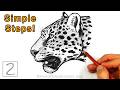 Easy Way to Draw a Jaguar Using Simple Shapes