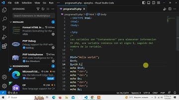 Curso de Programacion PHP Desde Cero Variables Video 02