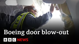 Boeing: Bolts missing from plane door, says blowout report | BBC News