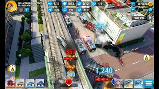 Emergency HQ, Hero Level 599, Collapsed bridge causes train crash