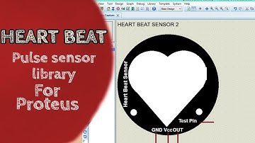 Heart beat sensor library for Proteus \\Pulse sensor library for Proteus \\ E Infotainment