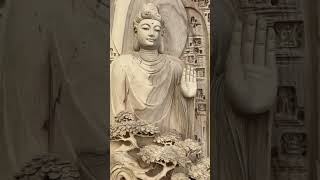 Divine Buddha Masterpiece in Wood #statues #wood #short #woodworking #buddha #vishuart #workout #new