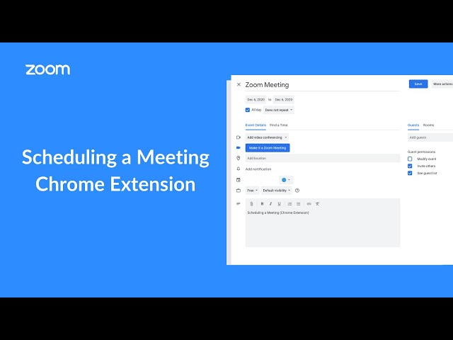 How to Schedule a Meeting with Google Calendar Add On