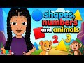 Educational Kids Songs Compilation | Shapes, Counting &amp; Animals | Jools TV