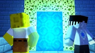 Minecraft HOW TO MAKE A PORTAL TO THE SPONGEBOB DIMENSION! | Minecraft Roleplay