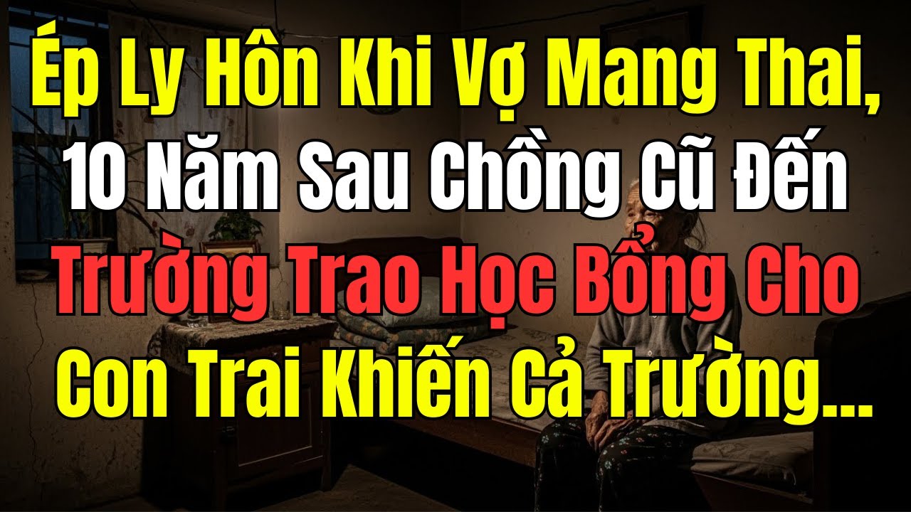 Ép Ly Hôn Khi Vợ Mang Thai,10 Năm Sau Chồng Cũ Đến Trường Trao Học Bổng Cho Con Trai Khiến Cả Trường
