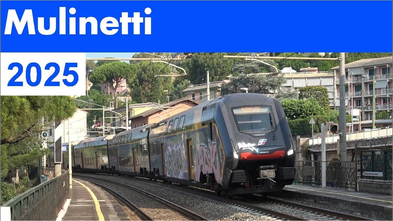 Treni alla Stazione di Mulinetti - Trenitalia Regionale InterCity, Frecciargento & Merci