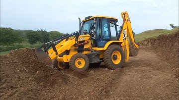 New jcb 3dx plus eco xpert 74 hp machine Loader work Jamin leveling/Super work 💪|backhoe loader #jcb