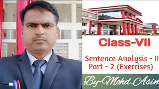 Sentence Analysis-II (Part - 2)