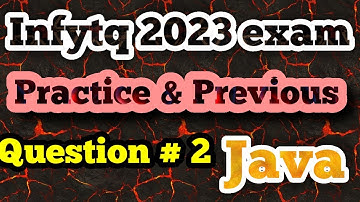 Infytq 2023 preparation | Infytq previous questions | Infytq Java codes | Infytq 2023 exam practice