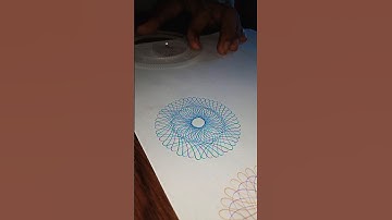 how to make a spirograph design #like #subscribe#spirograpg #spiral art#spiral art design