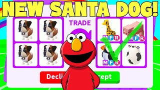 trading only the new santa dog! (Adopt me)