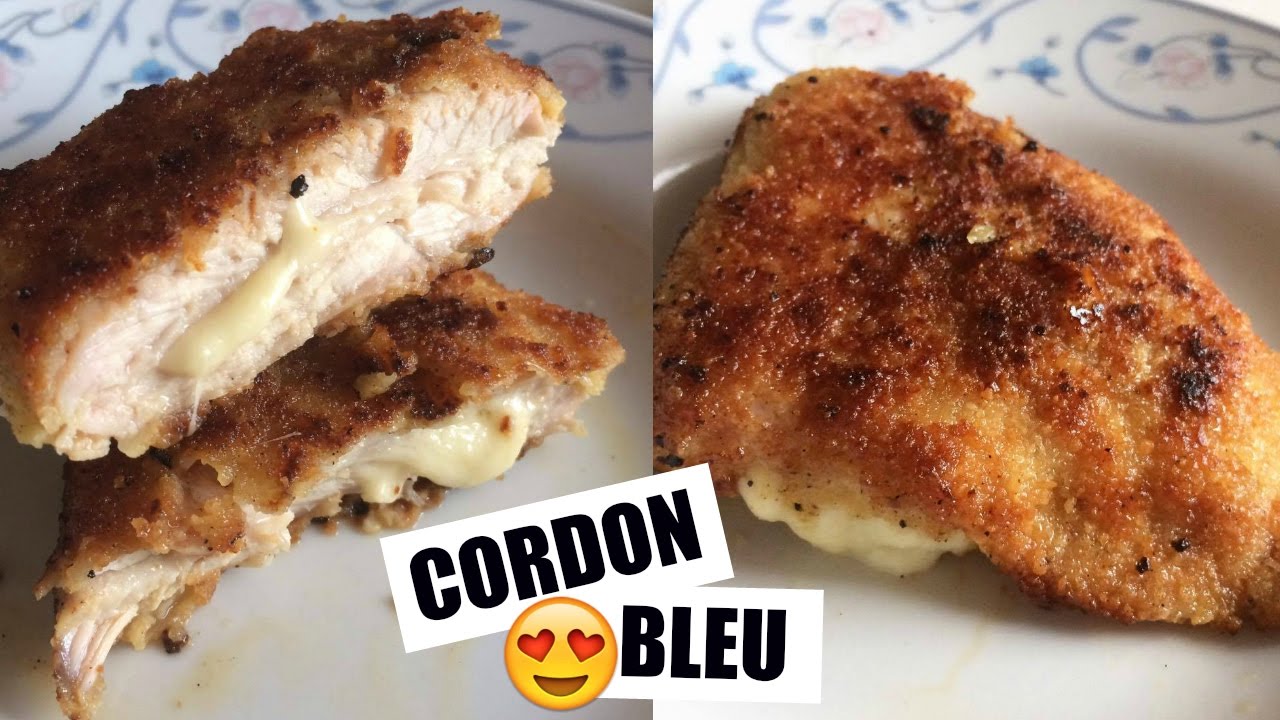 Cordon bleu fait-maison! - Recette simple et rapide (Cookwithso) - YouTube
