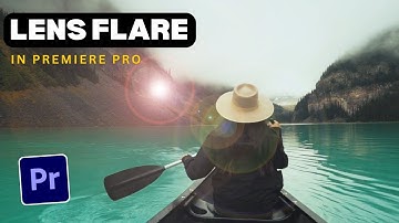How to Add LENS FLARE Transition to Video In Premiere Pro