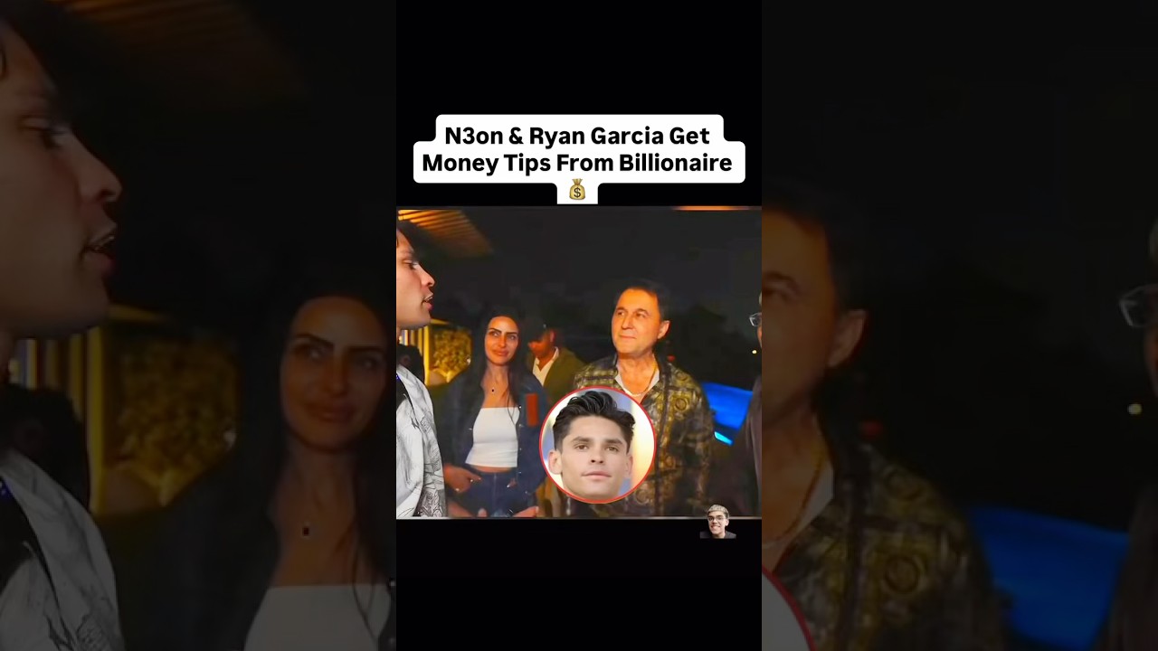 N3on & Ryan Garcia Get Cash Ideas From Billionaire 💰 #n3on #shorts #streamer #ryangarcia