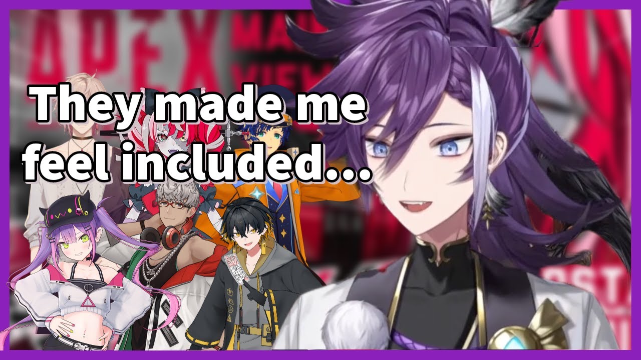 Hakka´s FEELINGS on meeting his SENPAIS in the Apex Collab! (EN sub)【Holostars EN |Banzoin Hakka】