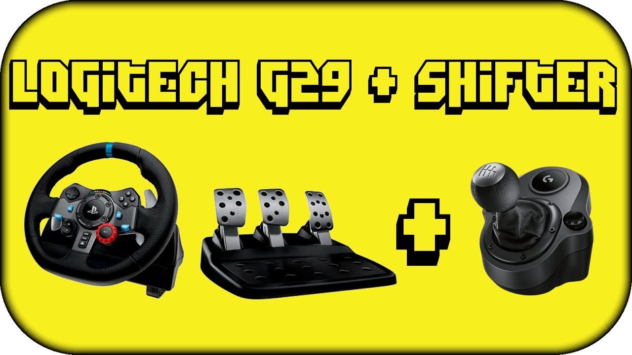 Logitech G29 Lenkrad und Pedale + Gangschaltung