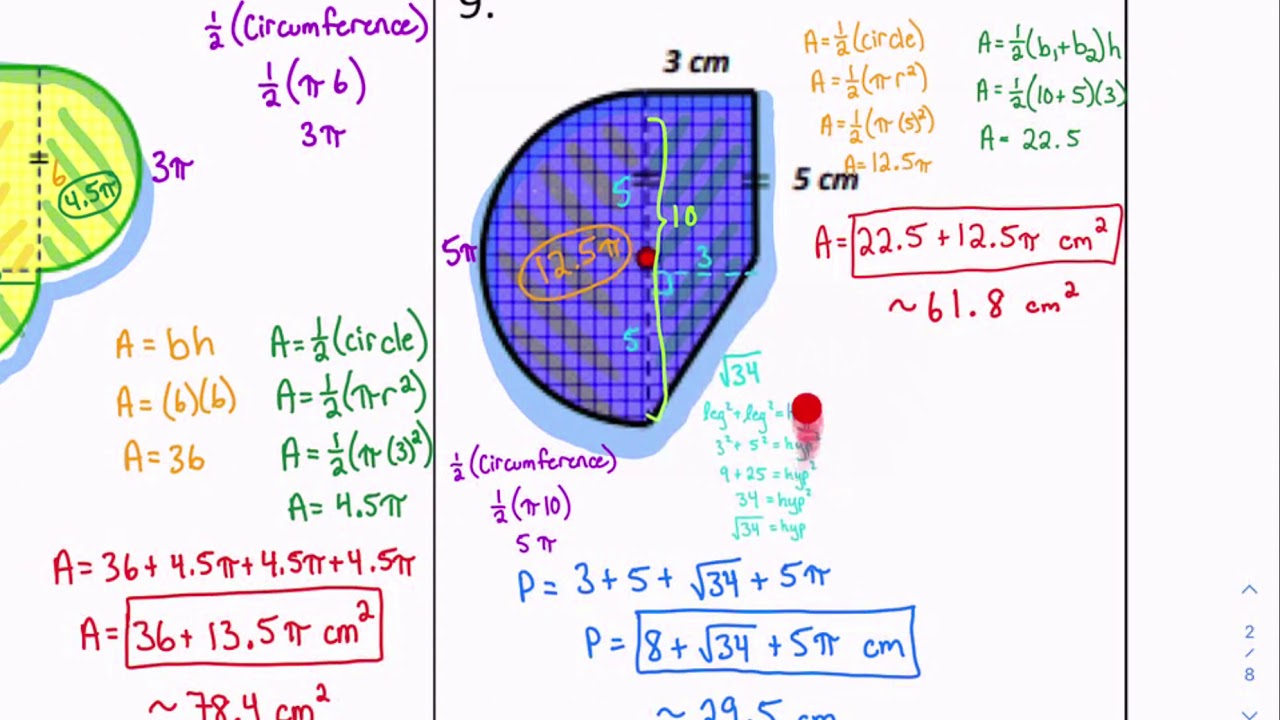 Geometry CR Finding Perimeter Circumference Area Volume YouTube Geometry CR Finding Perimeter Circumference Area Volume YouTube