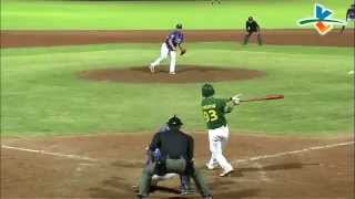 20140614-2 爆米花 崇越vs合庫 五上 黃俊凱攻守俱佳阿！成功檔下這球化解了失分危機！