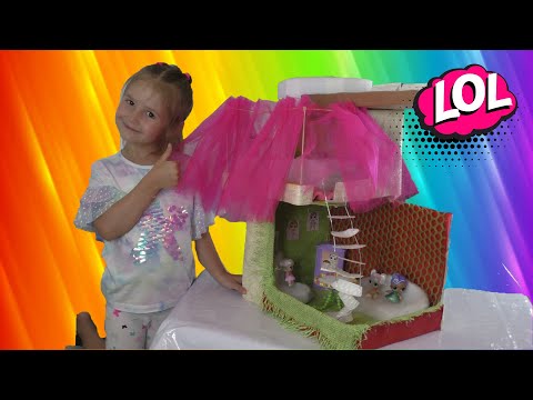 Видео: Дом для куклы лол из картона!