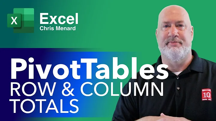 Excel PivotTables - Percentages - Grand Totals, Row Totals, and Column Totals