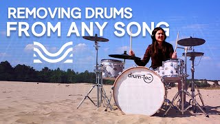 How to Remove Drums from any song for free