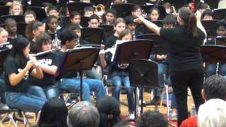 Fowler Middle School Beginner Band Plano, 3 Feb 2012