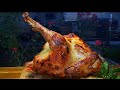 PERFECT JUICY BUTTER HERB TURKEY RECIPE WITH HONEY  | ASMR COOKING | ROAST TURKEY RECIPE