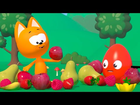 Разноцветные Яйца и Волшебные Тучи с Вкусняшками - Котэ Геймз